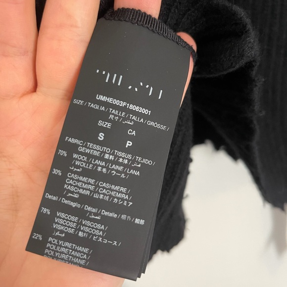 Unravel Project men cashmere sweater. Size S - Picture 7 of 7